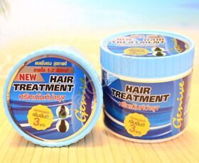 Восстанавливающая маска для роста волос Genive Hair Treatment blue pack, 500ml